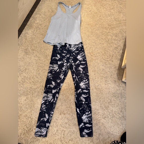 Balance Collection Black/Grey High Rise Workout Leggings - Picture 6 of 6